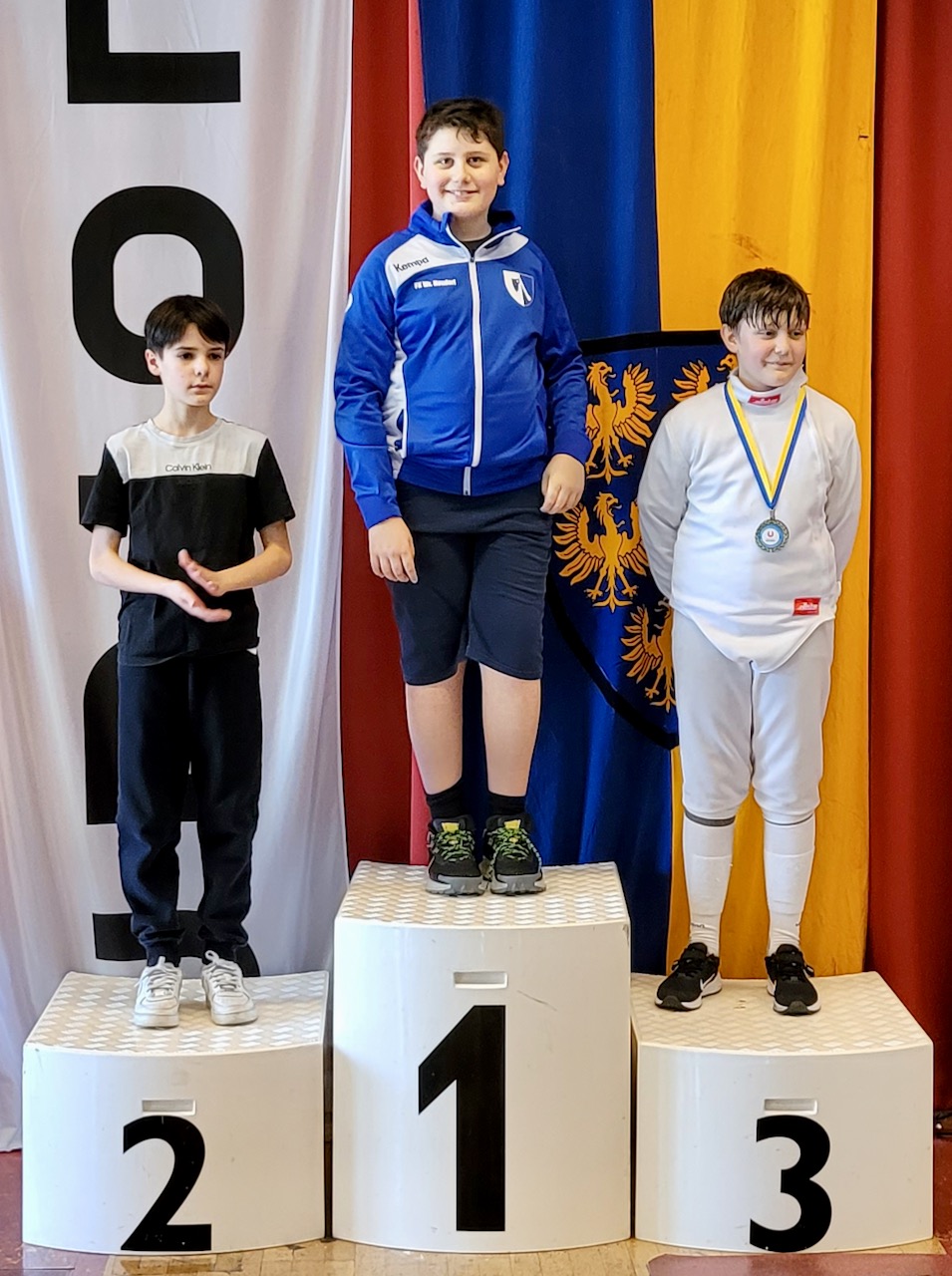 Florian am Siegerstockerl